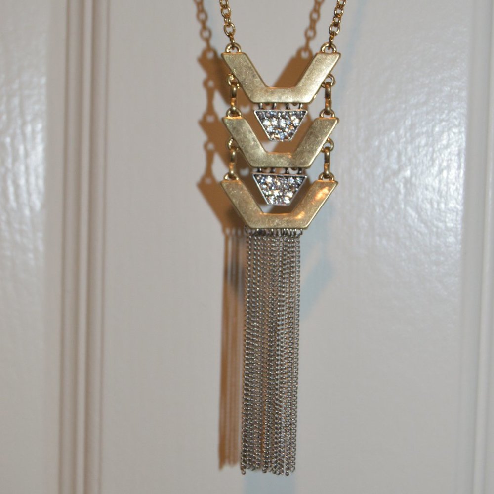Modern Fringe Necklace
